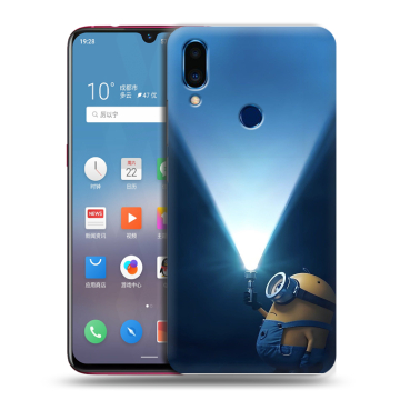 Пластиковый чехол на Meizu Note 9 с принтом Миньоны Пластиковый чехол на Meizu Note 9 с принтом Миньоны