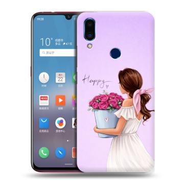Пластиковый чехол на Meizu Note 9 с принтом женский Пластиковый чехол на Meizu Note 9 с принтом женский