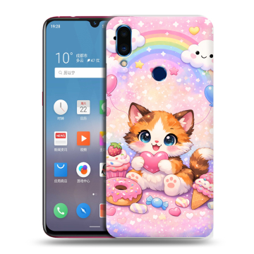 Пластиковый чехол на Meizu Note 9 с принтом для девочек Пластиковый чехол на Meizu Note 9 с принтом для девочек