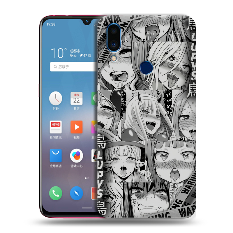 Пластиковый чехол на Meizu Note 9 с принтом Ahegao Ахегао Аниме Пластиковый чехол на Meizu Note 9 с принтом Ahegao Ахегао Аниме