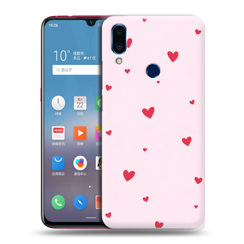 Пластиковый чехол на Meizu Note 9 с принтом для девочек Пластиковый чехол на Meizu Note 9 с принтом для девочек