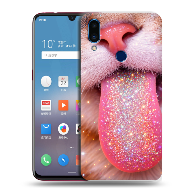 Пластиковый чехол на Meizu Note 9 с принтом для девочек Пластиковый чехол на Meizu Note 9 с принтом для девочек