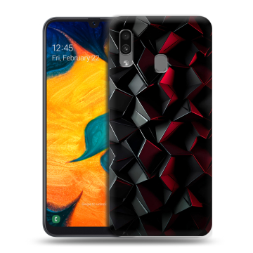 Силиконовый чехол на Samsung Galaxy A30 с принтом Абстракция Силиконовый чехол на Samsung Galaxy A30 с принтом Абстракция