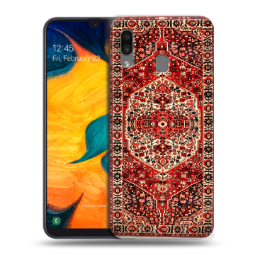 Силиконовый чехол на Samsung Galaxy A30 с принтом Ковер