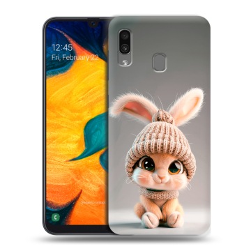 Силиконовый чехол на Samsung Galaxy A30 с принтом Кролик