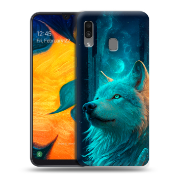 Силиконовый чехол на Samsung Galaxy A30 с принтом бабочки саккура Силиконовый чехол на Samsung Galaxy A30 с принтом бабочки саккура