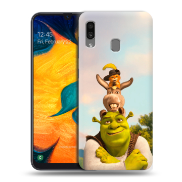 Силиконовый чехол на Samsung Galaxy A30 с принтом Шрек Shrek