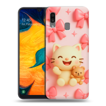 Силиконовый чехол на Samsung Galaxy A30 с принтом для девочек Силиконовый чехол на Samsung Galaxy A30 с принтом для девочек