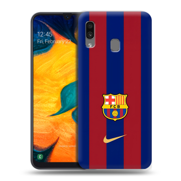 Силиконовый чехол на Samsung Galaxy A30 с принтом Барселона Barcelona Силиконовый чехол на Samsung Galaxy A30 с принтом Барселона Barcelona
