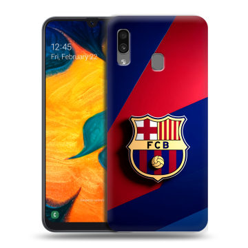 Силиконовый чехол на Samsung Galaxy A30 с принтом Барселона Barcelona Силиконовый чехол на Samsung Galaxy A30 с принтом Барселона Barcelona