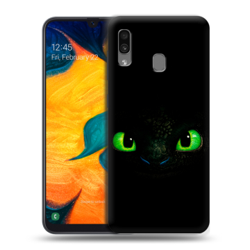 Силиконовый чехол на Samsung Galaxy A30 с принтом Как приручить дракона Силиконовый чехол на Samsung Galaxy A30 с принтом Как приручить дракона