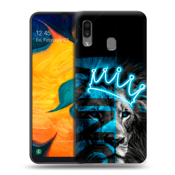 Силиконовый чехол на Samsung Galaxy A30 с принтом Король лев