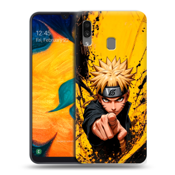 Силиконовый чехол на Samsung Galaxy A30 с принтом Naruto Наруто Силиконовый чехол на Samsung Galaxy A30 с принтом Naruto Наруто