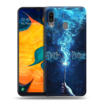 Силиконовый чехол на Samsung Galaxy A30 с принтом Harry Potter Гарри Поттер Силиконовый чехол на Samsung Galaxy A30 с принтом Harry Potter Гарри Поттер