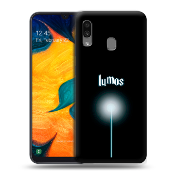 Силиконовый чехол на Samsung Galaxy A30 с принтом Harry Potter Гарри Поттер