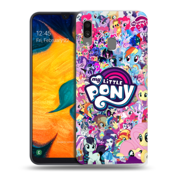 Силиконовый чехол на Samsung Galaxy A30 с принтом My little pony Дружба чудо Силиконовый чехол на Samsung Galaxy A30 с принтом My little pony Дружба чудо