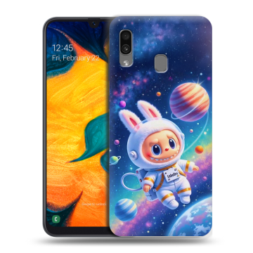 Силиконовый чехол на Samsung Galaxy A30 с принтом Labubu Лабубу Силиконовый чехол на Samsung Galaxy A30 с принтом Labubu Лабубу