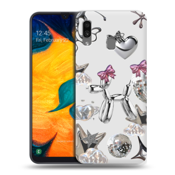 Силиконовый чехол на Samsung Galaxy A30 с принтом Y2K