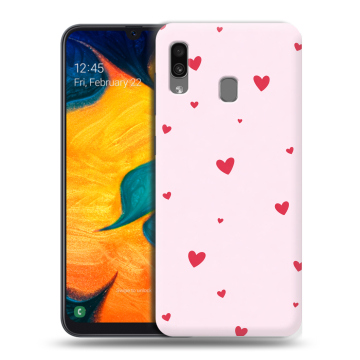 Силиконовый чехол на Samsung Galaxy A30 с принтом для девочек