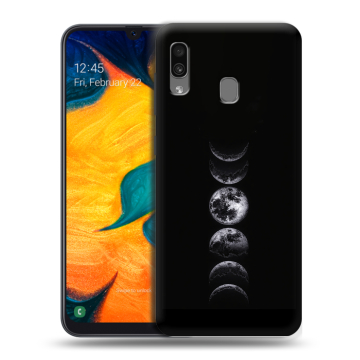 Силиконовый чехол на Samsung Galaxy A30 с принтом женский Силиконовый чехол на Samsung Galaxy A30 с принтом женский
