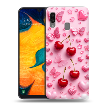 Силиконовый чехол на Samsung Galaxy A30 с принтом для девочек Силиконовый чехол на Samsung Galaxy A30 с принтом для девочек