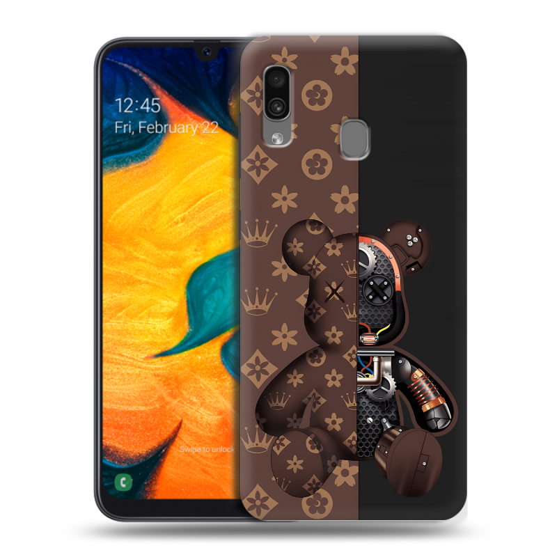 Силиконовый чехол на Samsung Galaxy A30 с принтом Луи робот Силиконовый чехол на Samsung Galaxy A30 с принтом Луи робот