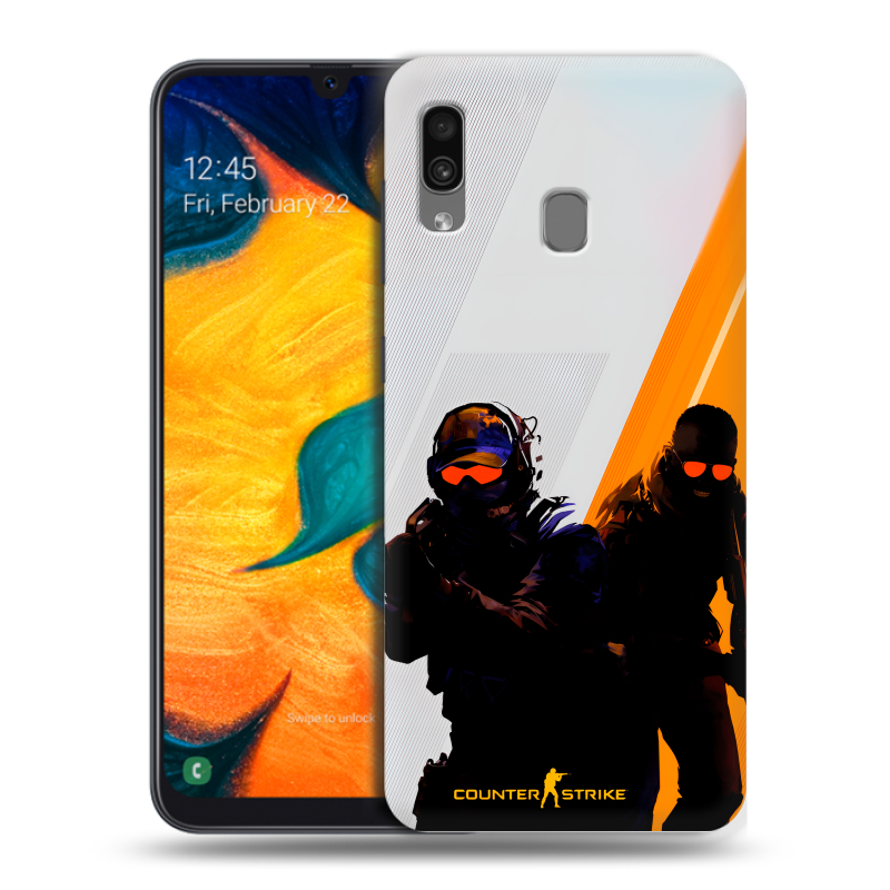 Силиконовый чехол на Samsung Galaxy A30 с принтом Контер страйк Counter strike Силиконовый чехол на Samsung Galaxy A30 с принтом Контер страйк Counter strike