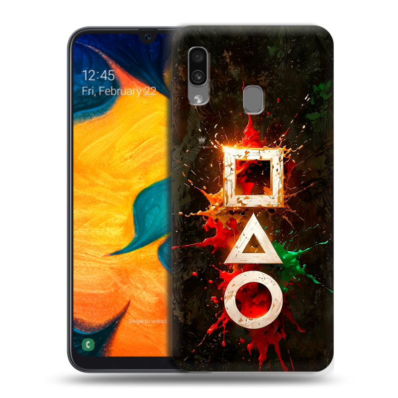 Силиконовый чехол на Samsung Galaxy A30 с принтом Squid Game Игра кальмара Силиконовый чехол на Samsung Galaxy A30 с принтом Squid Game Игра кальмара