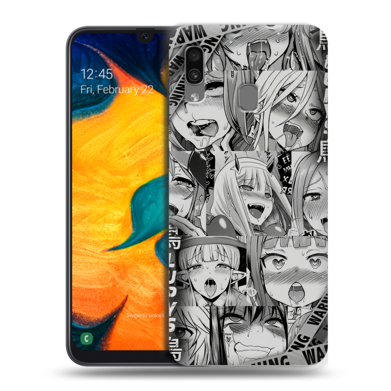 Силиконовый чехол на Samsung Galaxy A30 с принтом Ahegao Ахегао Аниме Силиконовый чехол на Samsung Galaxy A30 с принтом Ahegao Ахегао Аниме
