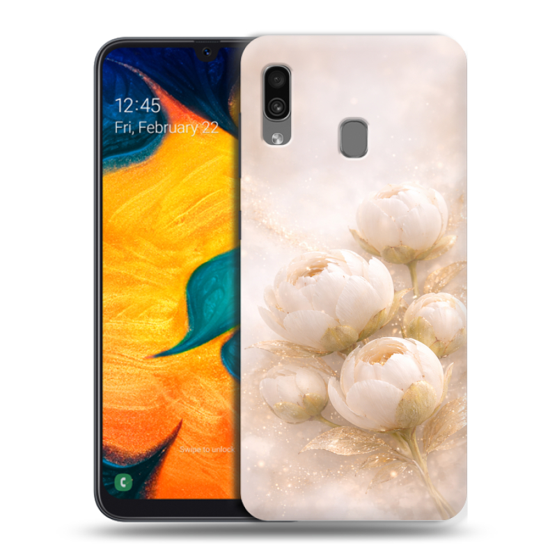 Силиконовый противоударный чехол на Samsung Galaxy A30 с принтом женский Силиконовый противоударный чехол на Samsung Galaxy A30 с принтом женский