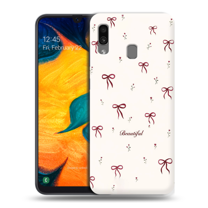 Силиконовый противоударный чехол на Samsung Galaxy A30 с принтом для девочек Силиконовый противоударный чехол на Samsung Galaxy A30 с принтом для девочек