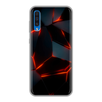 Силиконовый чехол на Samsung Galaxy A50 с принтом Яркие абстракции Силиконовый чехол на Samsung Galaxy A50 с принтом Яркие абстракции