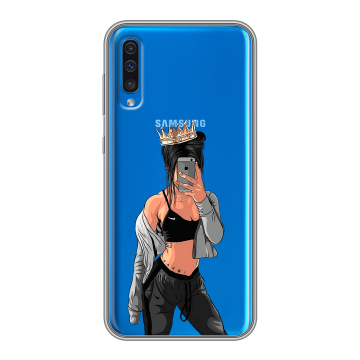 Силиконовый чехол на Samsung Galaxy A50 с принтом Женские принты Силиконовый чехол на Samsung Galaxy A50 с принтом Женские принты