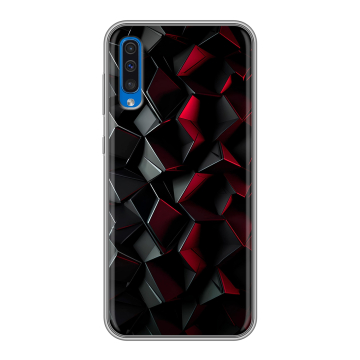 Силиконовый чехол на Samsung Galaxy A50 с принтом Абстракция