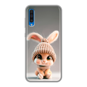 Силиконовый чехол на Samsung Galaxy A50 с принтом Кролик Силиконовый чехол на Samsung Galaxy A50 с принтом Кролик