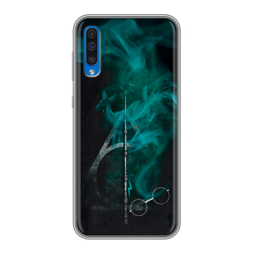 Силиконовый чехол на Samsung Galaxy A50 с принтом Гарри Поттер Harry Potter
