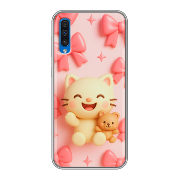 Силиконовый чехол на Samsung Galaxy A50 с принтом для девочек