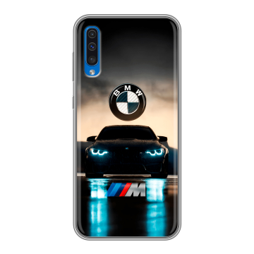 Силиконовый чехол на Samsung Galaxy A50 с принтом БМВ BMW Силиконовый чехол на Samsung Galaxy A50 с принтом БМВ BMW