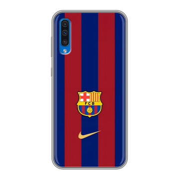 Силиконовый чехол на Samsung Galaxy A50 с принтом Барселона Barcelona