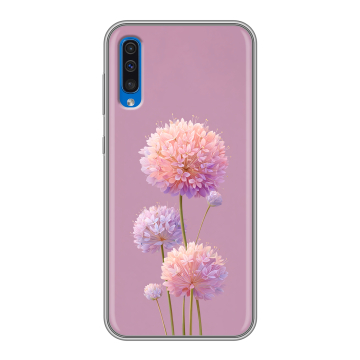 Силиконовый чехол на Samsung Galaxy A50 с принтом Цветы Силиконовый чехол на Samsung Galaxy A50 с принтом Цветы