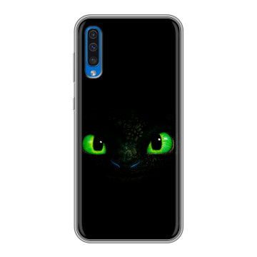 Силиконовый чехол на Samsung Galaxy A50 с принтом Как приручить дракона