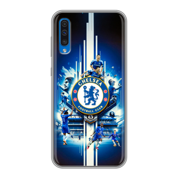 Силиконовый чехол на Samsung Galaxy A50 с принтом Chelsea Челси Силиконовый чехол на Samsung Galaxy A50 с принтом Chelsea Челси