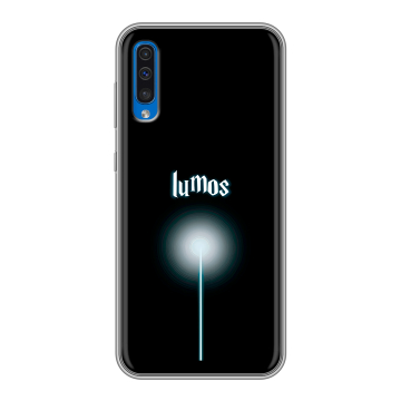 Силиконовый чехол на Samsung Galaxy A50 с принтом Harry Potter Гарри Поттер