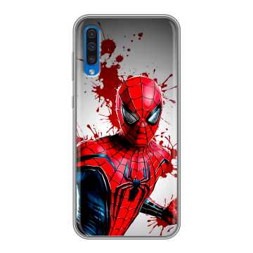 Силиконовый чехол на Samsung Galaxy A50 с принтом Spiderman Человек паук
