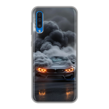 Силиконовый чехол на Samsung Galaxy A50 с принтом BMW БМВ Силиконовый чехол на Samsung Galaxy A50 с принтом BMW БМВ