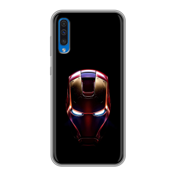 Силиконовый чехол на Samsung Galaxy A50 с принтом IronMan Железный человек
