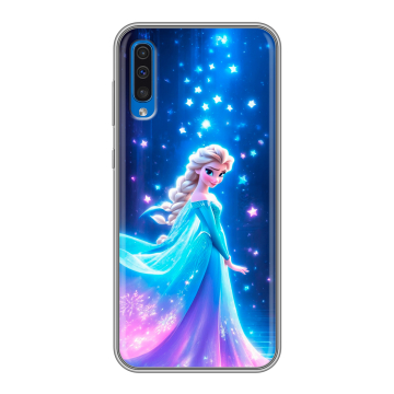 Силиконовый чехол на Samsung Galaxy A50 с принтом Холодное сердце Frozen