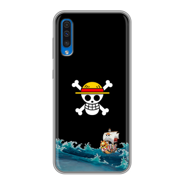 Силиконовый чехол на Samsung Galaxy A50 с принтом One Piece Ван Пис