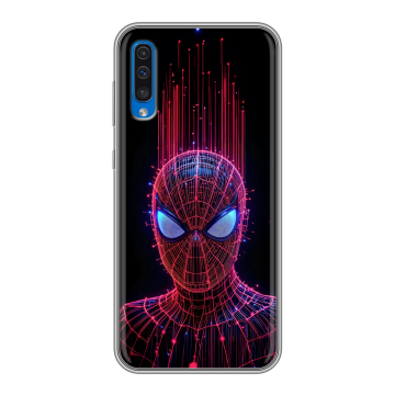 Силиконовый чехол на Samsung Galaxy A50 с принтом Spiderman Человек паук