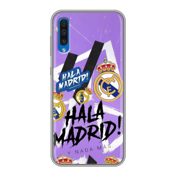 Силиконовый чехол на Samsung Galaxy A50 с принтом Real Madrid Реал Мадрид